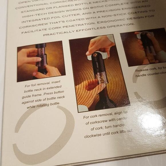 L'Objet & Le Vin Easy Out Cork Puller. New, never been used. - Picture 5 of 8